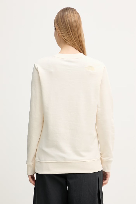 Ρούχα The North Face μπλούζα Γυναικεία με βαμβάκι Drew Peak Light NF0A8C1EL7N1 μπεζ
