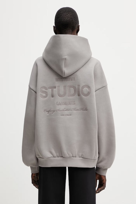 WRSTBHVR Garm V5 felpa con cappuccio da donna grigio U2026TT.3437