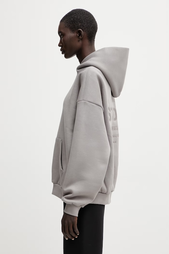 WRSTBHVR Garm V5 felpa con cappuccio da donna U2026TT.3437 grigio SS26