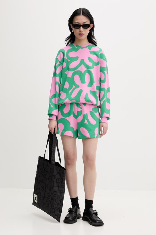 Marimekko bluza damska bawełniana 095486 różowy SS26