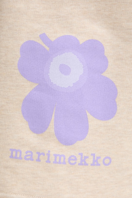 Marimekko bluza damska bawełniana 095469 beżowy