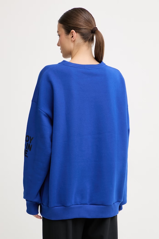 Oblečenie JOYINME oversize mikina dámska bavlnená Rebel bluza.soft.rebel modrá