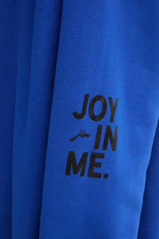 JOYINME oversize mikina dámská bavlněná Rebel bluza.soft.rebel modrá