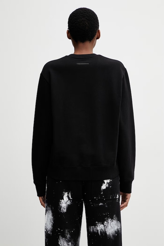 Odzież MM6 Maison Margiela bluza bawełniana damska S62GU0145.M25014 czarny