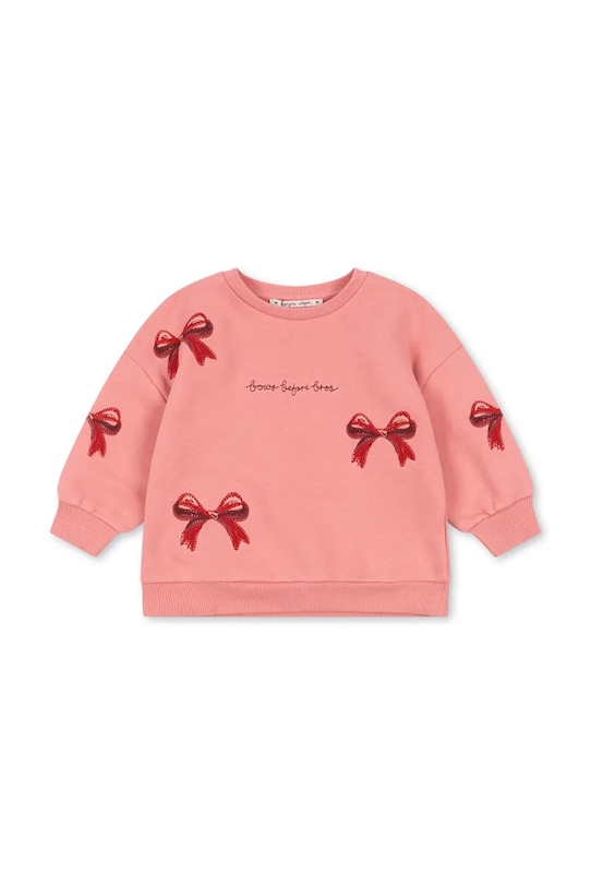 Konges Sløjd bluza dziecięca LOU BOW SWEAT SHIRT OCS pozostałe różowy KS104343.PreSpring