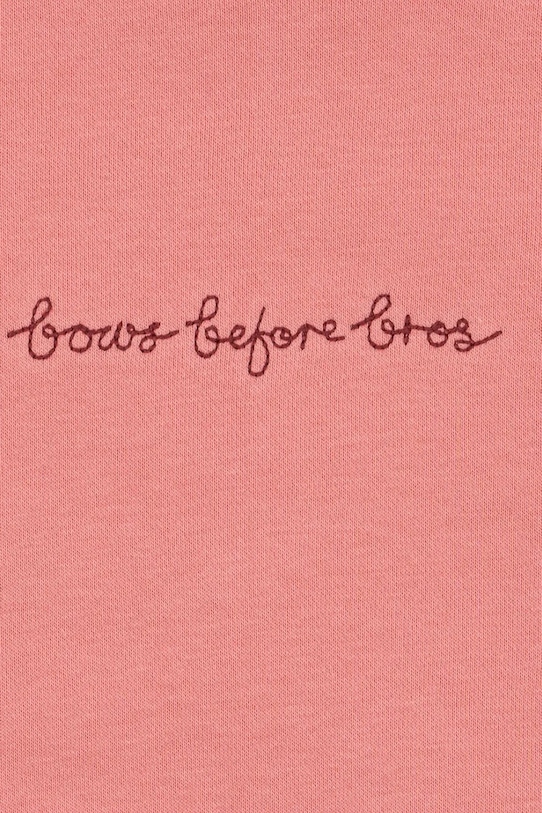 Konges Sløjd bluza dziecięca LOU BOW SWEAT SHIRT OCS różowy KS104343.PreSpring