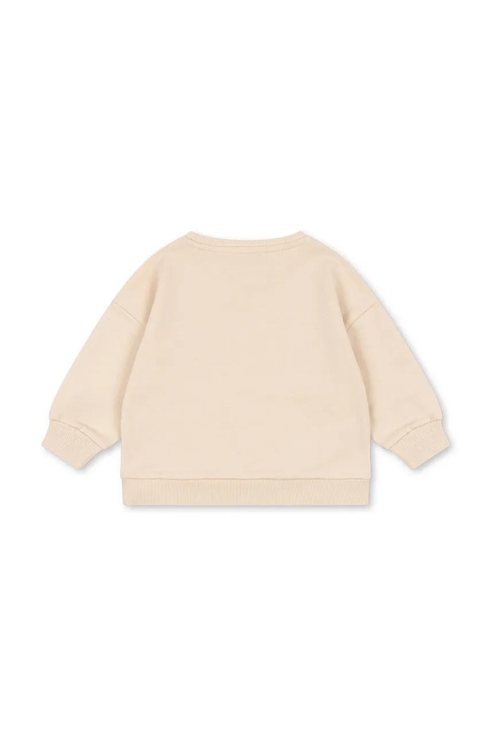 Dziewczynka Konges Sløjd bluza bawełniana dziecięca LOUPY LOU SWEAT SHIRT OCS KS104350.G.PreSpring beżowy