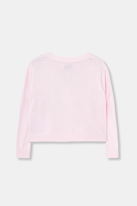 Calvin Klein Jeans bluza bawełniana dziecięca IG0IG03075.128.176.PPY2 różowy SS26