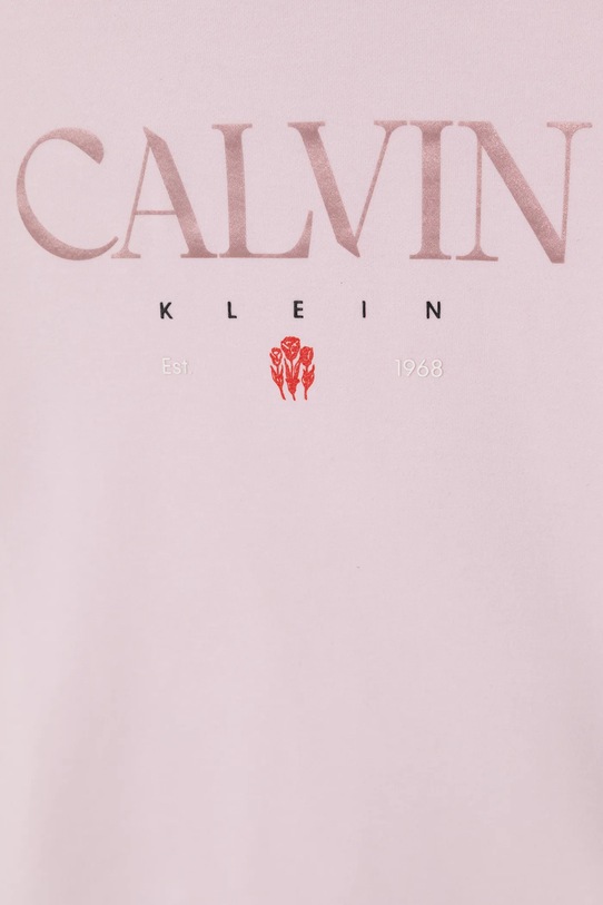 Dziewczynka Calvin Klein Jeans bluza dziecięca IG0IG03066.128.176.PPY2 różowy