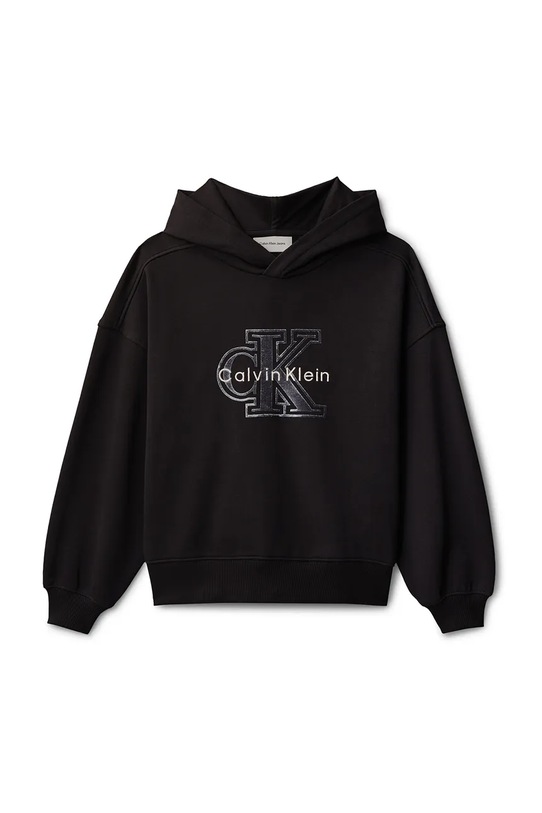 Calvin Klein Jeans bluza bawełniana dziecięca IG0IG03068.128.176.PPY2 czarny SS26