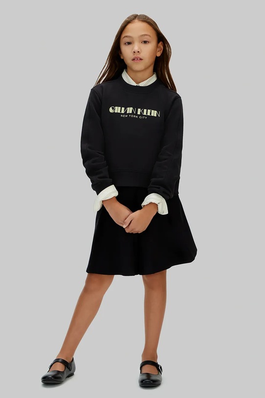 Calvin Klein Jeans felpa in cotone bambino/a IG0IG03069.128.176.PPY2