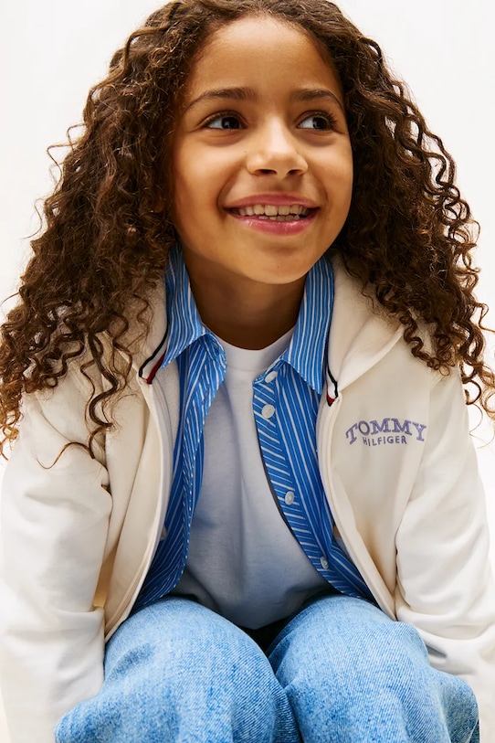 Tommy Hilfiger bluza dziecięca KG0KG08988.116.122.PPY2 biały