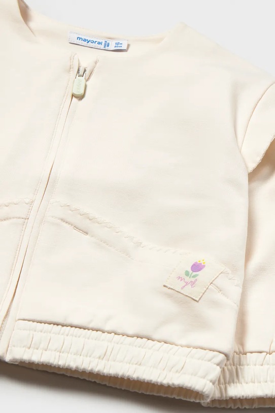 Dziewczynka Mayoral bluza dziecięca 1491.4G.Baby.PPY2 biały