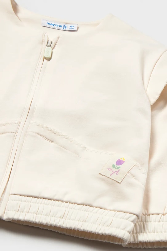 Dziewczynka Mayoral bluza dziecięca 1491.4G.Baby.PPY2 biały
