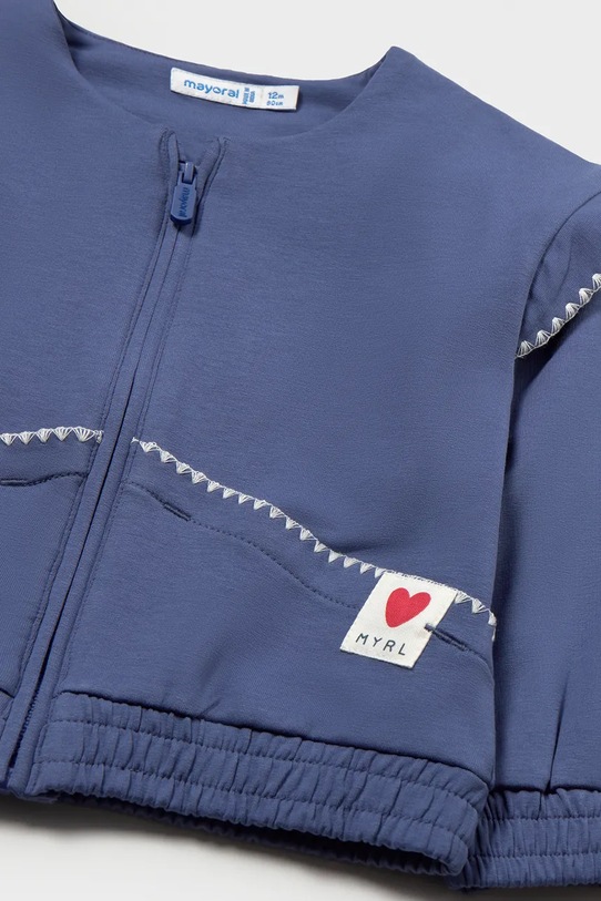 Dziewczynka Mayoral bluza dziecięca 1491.4G.Baby.PPY2 granatowy