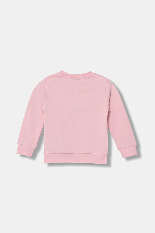 Guess bluza bawełniana dziecięca H5RT01.KAD74.PPY2.G różowy SS26