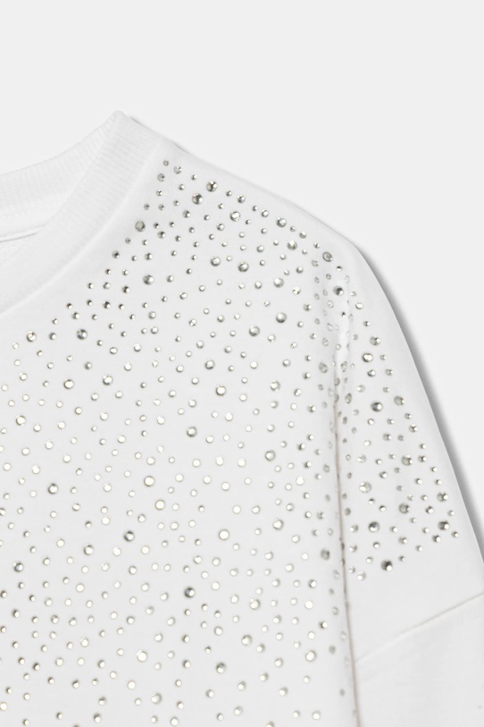 Dziewczynka Guess bluza bawełniana dziecięca J6RQ13.KA6R4.PPY2 biały