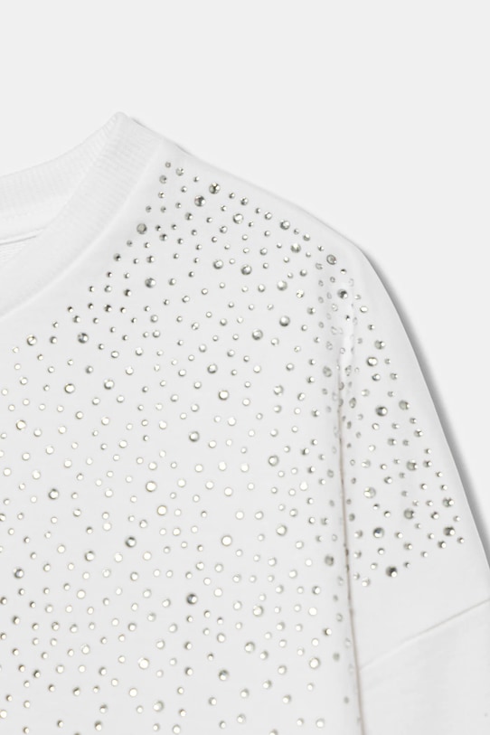 Dziewczynka Guess bluza bawełniana dziecięca J6RQ13.KA6R4.PPY2 biały