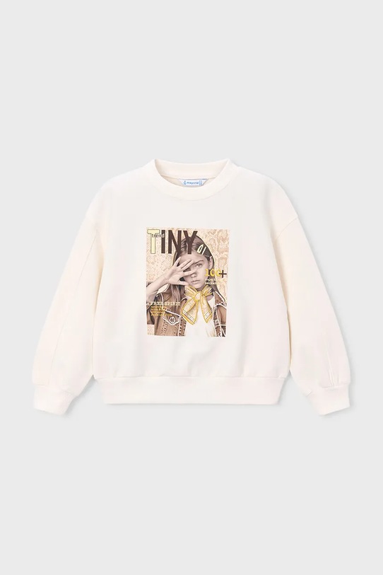 Mayoral bluza dziecięca z elastanem beżowy 3448.6G.Mini.PPY2
