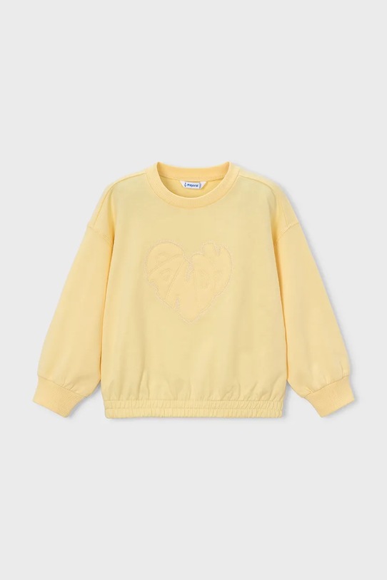 Mayoral bluza dziecięca aplikacja żółty 3449.6H.Mini.PPY2