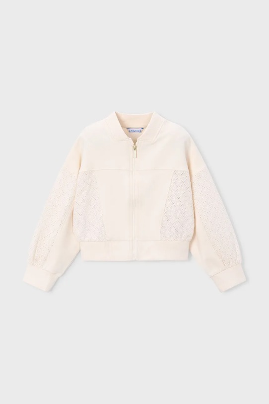 Mayoral bluza dziecięca z elastanem beżowy 3456.6E.Mini.PPY2