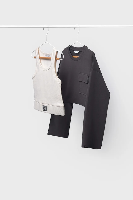 Mayoral bluza dziecięca pozostałe czarny 6402.8E.Junior.PPY2