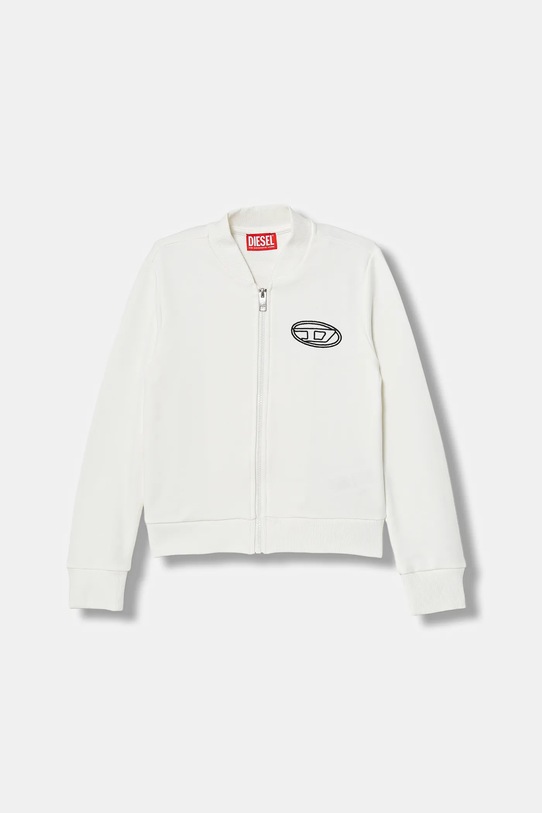 Diesel bluza dziecięca z bawełną SKIPPY SWEAT-SHIRT z elastanem biały J02620.0GEAD