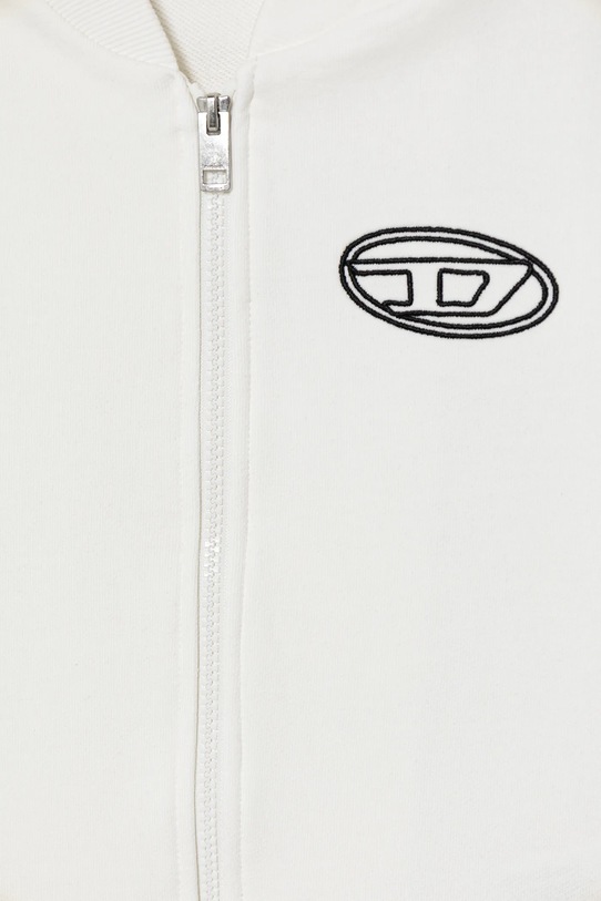 Dziewczynka Diesel bluza dziecięca z bawełną SKIPPY SWEAT-SHIRT J02620.0GEAD biały