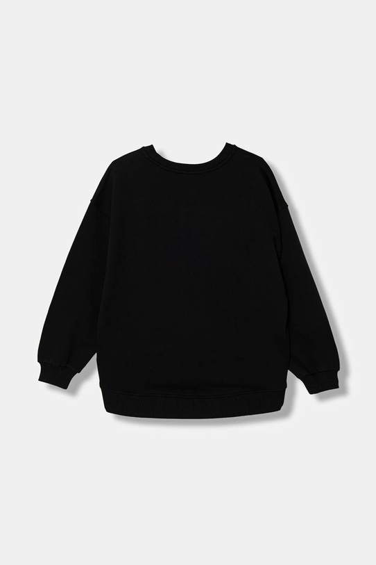 Παιδική μπλούζα από βαμβάκι Diesel SKIPRYS SWEAT-SHIRT J02621.0GEAD μαύρο SS26