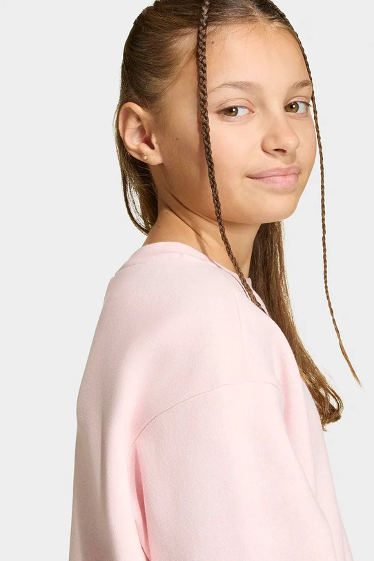 Παιδική μπλούζα adidas Originals KE3733 ροζ SS26