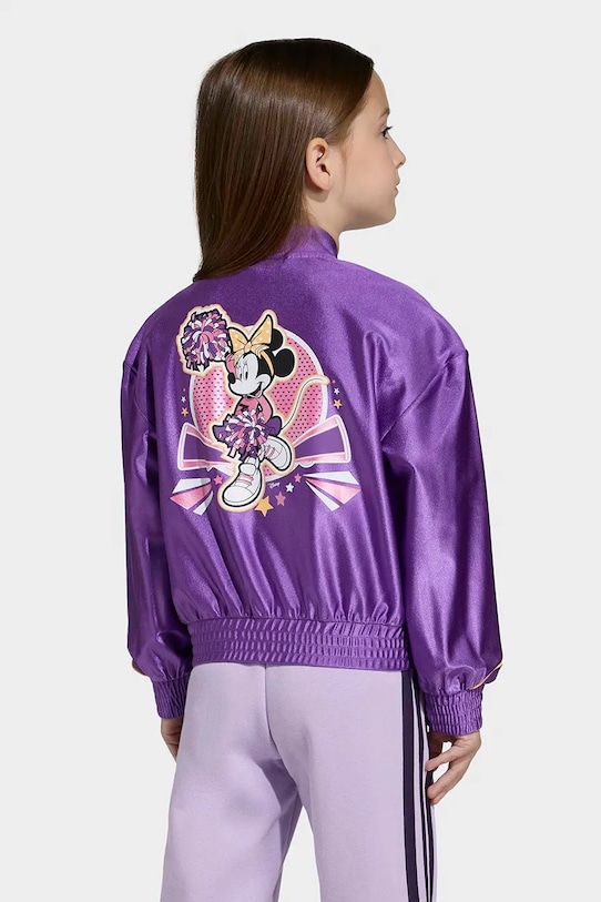 Dziewczynka adidas bluza dziecięca JZ3566 fioletowy