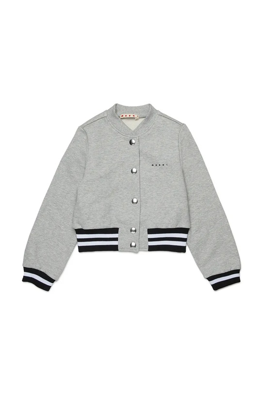 Marni bluza dziecięca bawełniana MS332F SWEAT-SHIRT szary M01681.M00V0