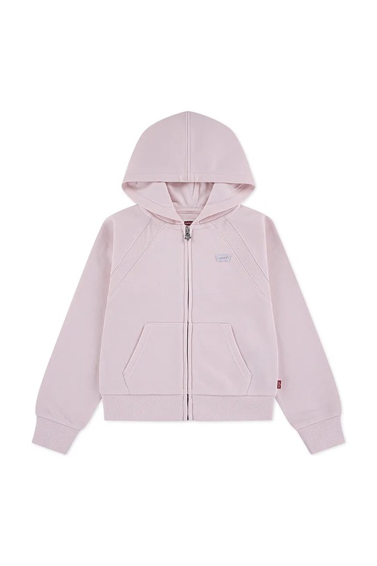Levi's bluza dziecięca MEET AND GREET ZIP UP HOOD 3EP548 różowy SS26