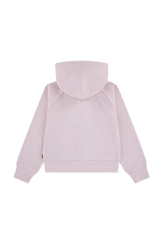 Dziewczynka Levi's bluza dziecięca MEET AND GREET ZIP UP HOOD 3EP548 różowy
