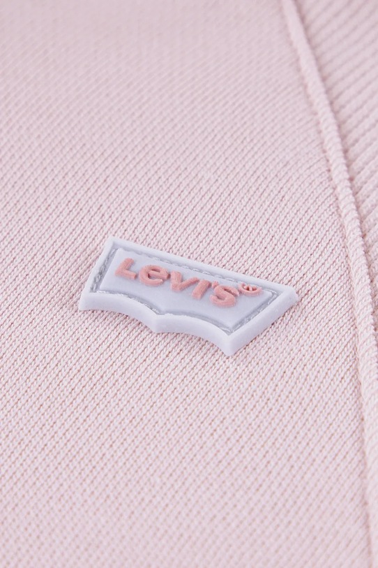 Levi's bluza dziecięca MEET AND GREET ZIP UP HOOD różowy 3EP548