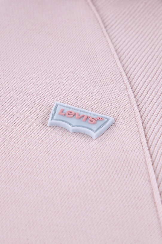 Levi's bluza dziecięca MEET AND GREET ZIP UP HOOD różowy 4EP548