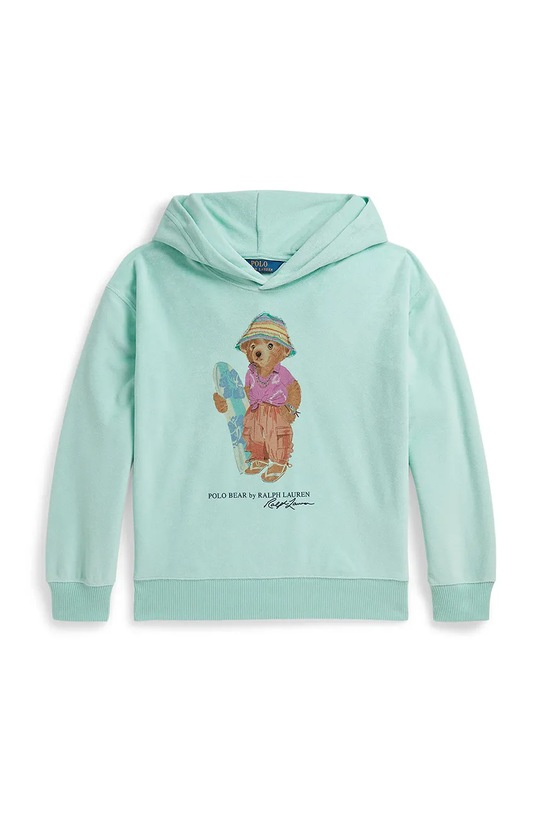 Polo Ralph Lauren bluza dziecięca bawełniana 313A11823002 turkusowy SS26