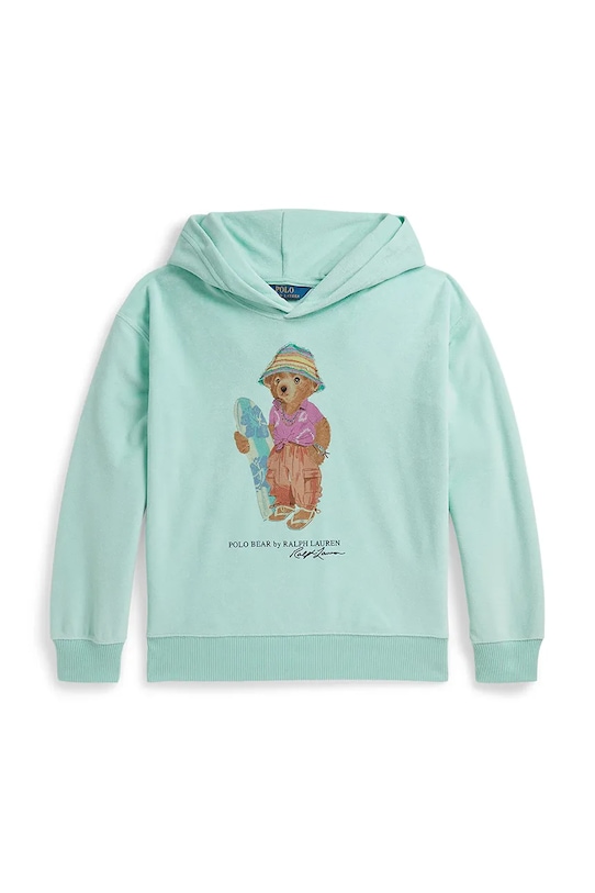 Polo Ralph Lauren bluza dziecięca bawełniana 313A11823002 turkusowy SS26