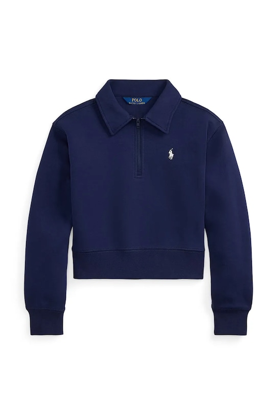 Polo Ralph Lauren felpa per bambini applique blu navy 313A96083001