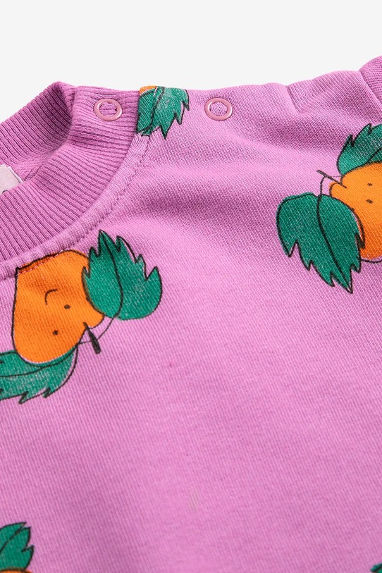 Dziewczynka Bobo Choses bluza bawełniana dziecięca Tangerine 126AB043 różowy