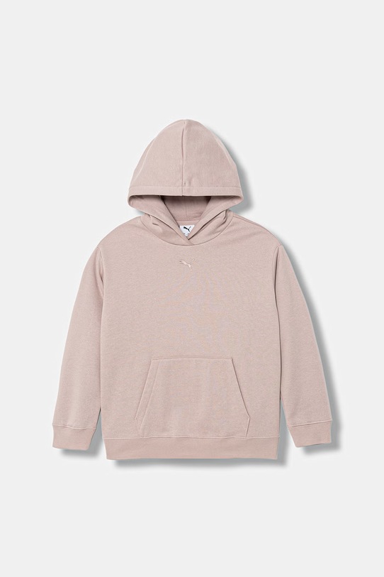 Dětská mikina Puma ESS Centered Cat Logo s kapucí růžová 692973.PPY2