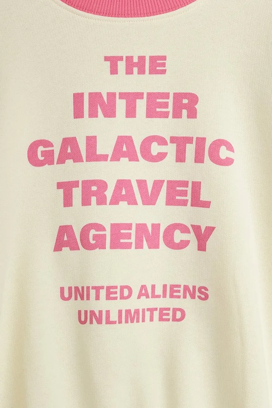 Djevojčice Mini Rodini dukserica za djecu od pamuka 26220168 bež