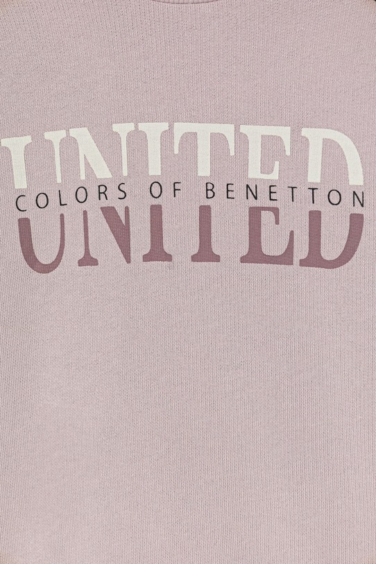 Dziewczynka United Colors of Benetton bluza bawełniana dziecięca 3J68C10S5.G.Stagionale różowy