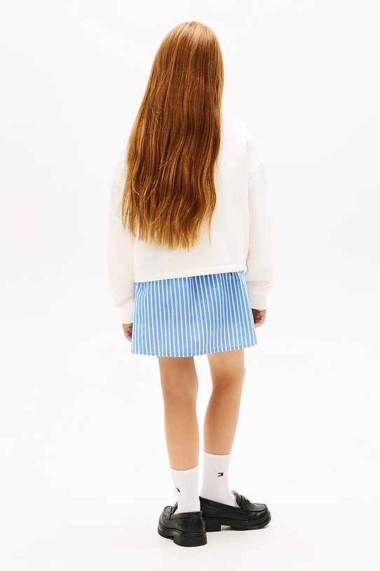 Tommy Hilfiger bluza dziecięca bawełniana biały KG0KG09128.128.176.PPY2