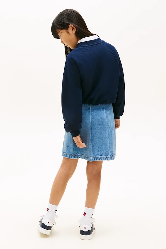 Tommy Hilfiger bluza z bawełną granatowy KG0KG09236.128.176.PPY2