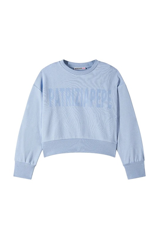 Patrizia Pepe bluza dziecięca bawełniana J409 niebieski 7M0973