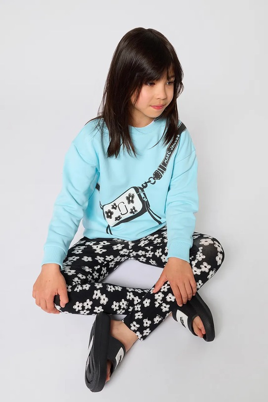 Marc Jacobs bluza dziecięca bawełniana niebieski W60753.86.108