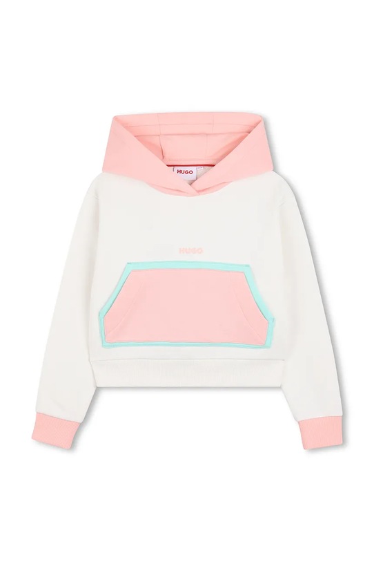 HUGO bluza dziecięca z bawełną G01043.114.150 beżowy SS26