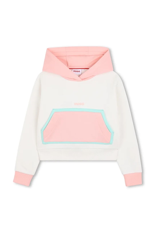 HUGO bluza dziecięca z bawełną G01043.114.150 beżowy SS26