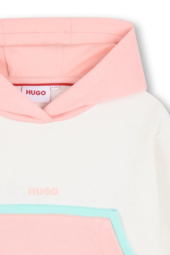 HUGO bluza dziecięca z bawełną beżowy G01043.102.108